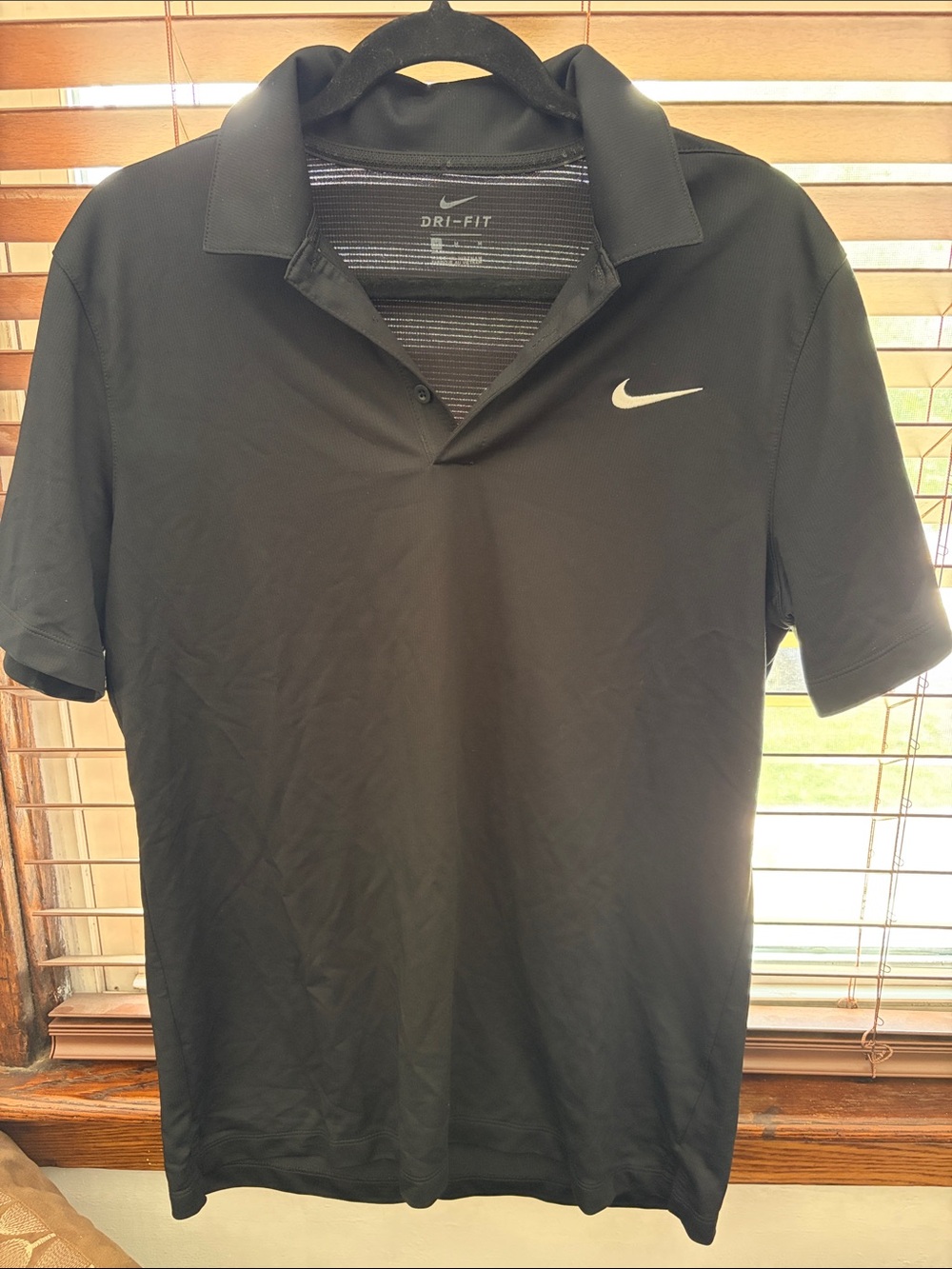 Men’s Nike Black Dri-FIT Polo